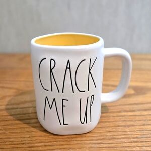 Rae Dunn CRACK ME UP Mug